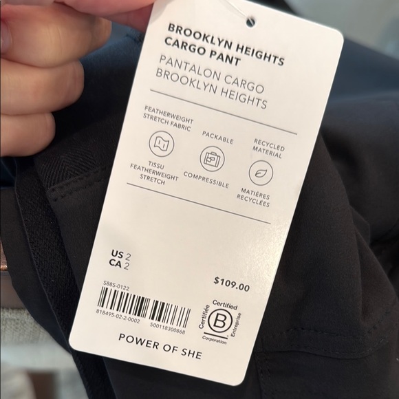 Athleta Brooklyn Heights Cargo Pant in Black - Picture 8 of 8